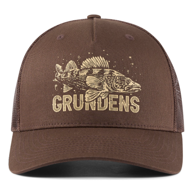 Бейсболка Grundens King of the Lakes Trucker, Brown, One Size