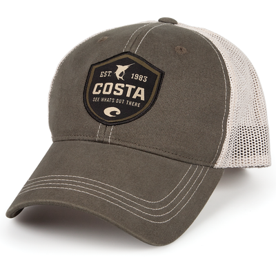 Бейсболка Costa Shield Trucker Hat (Moss/Stone, One Size, HA 25M)