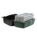 Ящик Nautilus 138 Tackle Box 6-tray Green-Grey