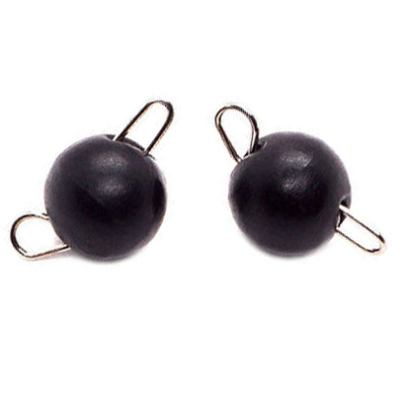 Груз чебурашка-шар вольфрам разборный Black 1.0 гр (4шт) Kosadaka TJH-RBL-1.0