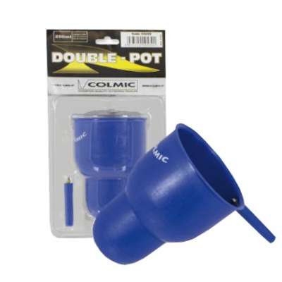 Прикормочная чашка двойная Colmic Double Pot 250ml (COU05)