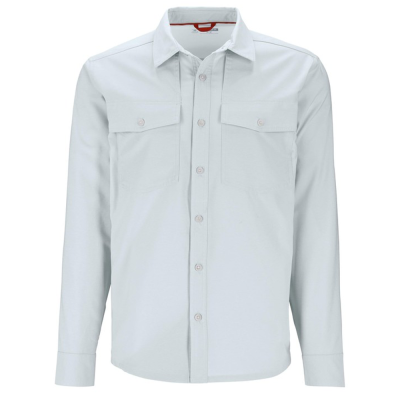 Рубашка Simms No-See-Um Bugstopper LS Shirt, Bimini Blue Heather, L