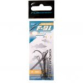 Крючок двойной Flagman Double Hook Slim F-91 №4 5шт