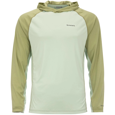 Термофутболка Simms Bugstopper Solarflex Hoody, Lt. Green/Sage Heather, XL