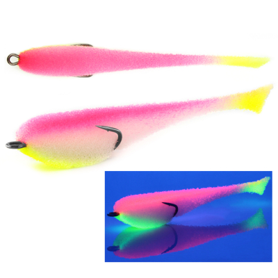 Мормыш Классическая Поролоновая рыбка с поджатым двойником 10 см, цв. 06, 3 шт/упак