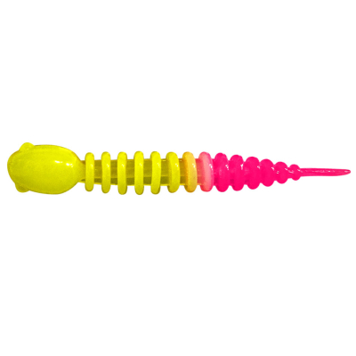 Силиконовая приманка Trout Bait Chub 50 Сыр цв. 26 (Lemon-Pink)