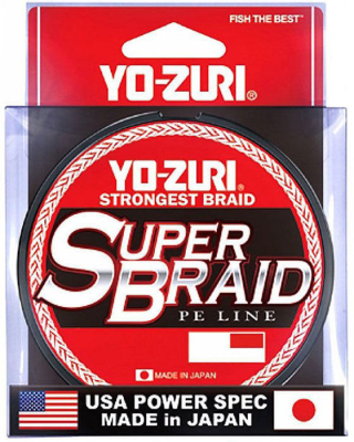 Плетеный шнур YO-Zuri PE Superbraid 300YDS 40Lbs (0.32mm) R1268-B
