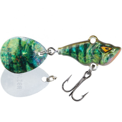 Тейл-спиннер Balzer Shirasu Colonel Spin Buddy UV 33мм 17гр. металл цв. Perch (13661 172)