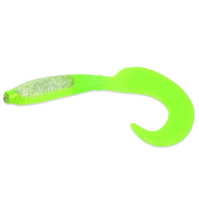 Силиконовая приманка Milmax Головастик 2.5" цв. 017 серебро зеленый хв. (uv)