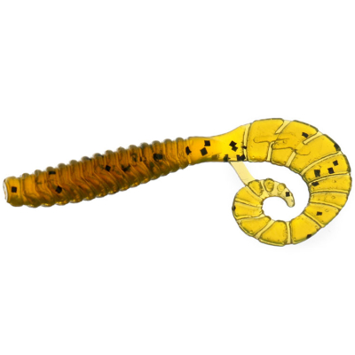 Силиконовая приманка Flagman TT-Grub 2" цв. #120 Green Pumpkin