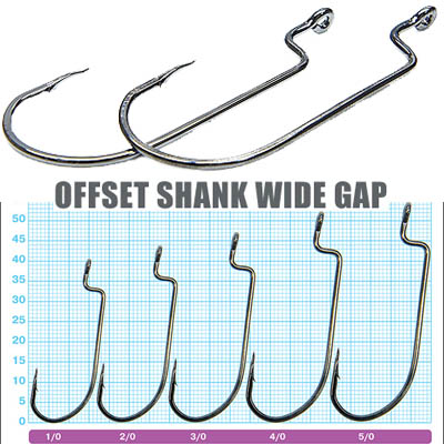 Офсетный крючок Owner Offset Shank Wide Gap BC №1/0 6шт