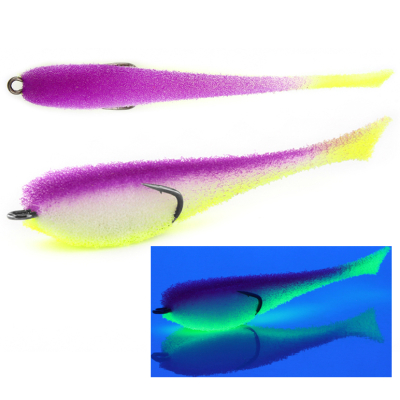 Мормыш Классическая Поролоновая рыбка с поджатым двойником 9 см, цв. 05, 3 шт/упак