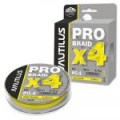 Шнур Nautilus Pro Braid X4 Fluo Yellow d-0.23 12.3кг 27lb 150м