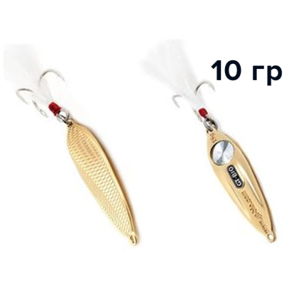 Блесна GT-BIO Racing Boat Evolutional Version 10g, золото