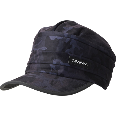 Шапка с козырьком Daiwa DC-5024W Gathered Work Cap (Black Camo) Free Size