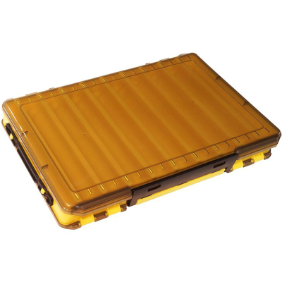 Коробка для воблеров Kosadaka TB-S31A-Y, 34*21.5*5см, двухсторонняя, жёлтая