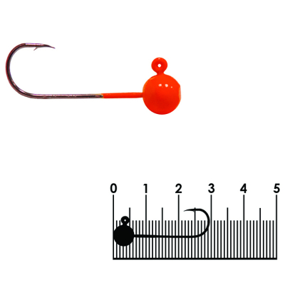 Джиг-головка TroutTheme - 1,5 гр - Красная №2