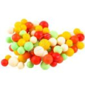 Пенопласт рыболовный Yaman Тутти-фрутти, d 4-7 мм, цв. микс (уп. 250 шт)