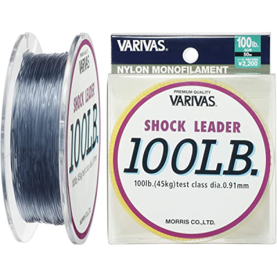 Лидер морской нейлон Varivas Nylon Shock Leader 50m 100lb 0,91 мм