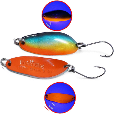 Блесна Kosadaka Trout Police Indi Spoon 3.2g , 32mm, цвет AD04