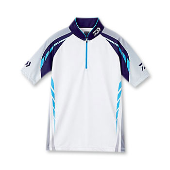 Рубашка Daiwa Wicksensor Zip-Up Shirts Blue DE-7604 2XL