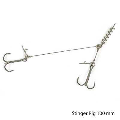 Оснастка стальная Stinger Rig Krakbait 10 см - 0.8 мм