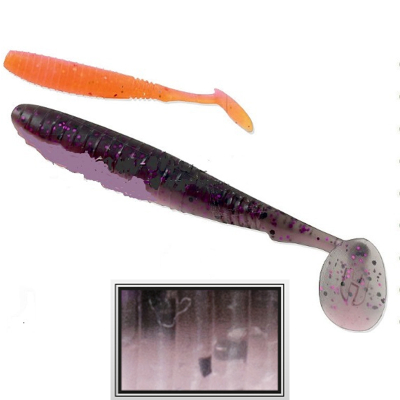 Силиконовая приманка Herakles Vobbler 6cm цвет Smoke Pink Shad