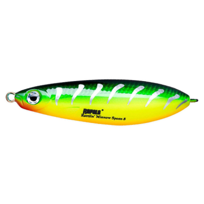 Блесна-незацепляйка Rapala Rattlin Minnow Spoon RMSR08 цвет FRB