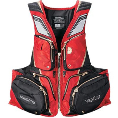 Жилет спасательно-разгрузочный Shimano Nexus VF-121T RED XL