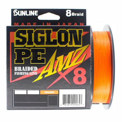 Плетёный шнур Sunline Siglon PEx8 AMZ 300m (OR) #2/24LB