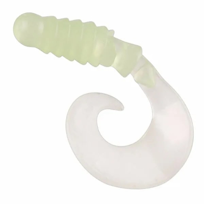 Силиконовая приманка Noeby 001ST 8cm/4.3g цвет NW101 уп.8 штук, блестки и точки