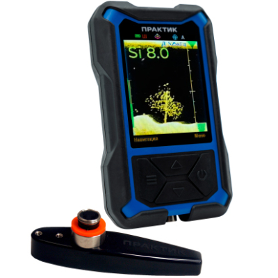 Эхолот "Практик 8 МАКС ДУО" Экран 3,5" (со стандартным и структурным датчиками)