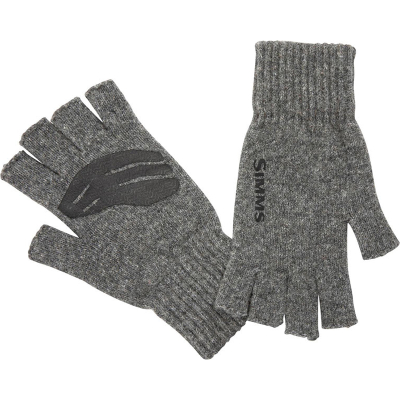 Перчатки Simms Wool 1/2 Finger Glove, Steel, L/XL