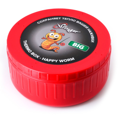 Термокоробка Stinger Happy Worm, 125мм, красная