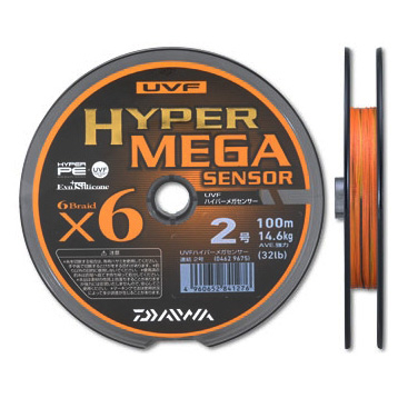 Леска плетеная Daiwa UVF H Mega Sensor 100м #0,8