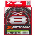 Шнур YGK X-Braid Braid Cord X8 150m Chartreuse #1.0, 0.165мм, 20lb, 9.0кг