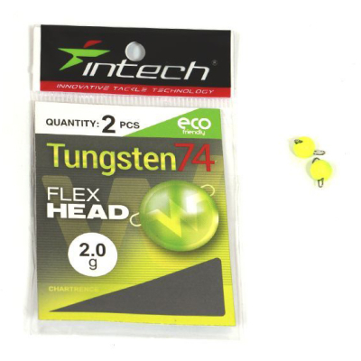 Разборной груз Intech Tungsten 74 Gloss Chartreuse UV (10 g (1 шт.))