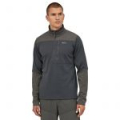 Футболка Patagonia M's L/S R1 Fitz Roy 1/4 Zip SNBL, XL