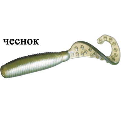 Силиконовая приманка Flagman Helix 3" цв. pearly mint 8pc garlic