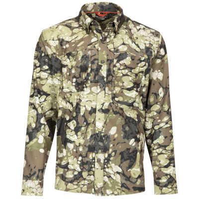 Рубашка Simms Double Haul LS Shirt, Riparian Camo, M