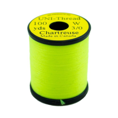 Нить UNI 3/0 100yds. Fluo. Chartreuse 