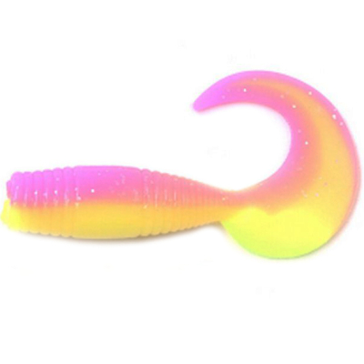 Силиконовая приманка Yaman Spry Tail 3" цвет #24 - Gum (уп. 8 шт.)
