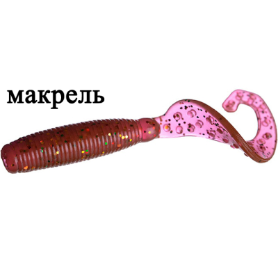 Твистер Flagman Helix 2" цв. dusty razz 12pc macrell