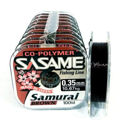 Леска Sasame Nylon Samurai 100м 0.40мм