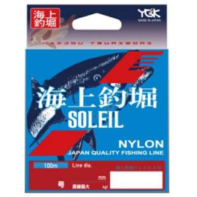 Леска нейлоновая Yoz-ami Kaijo Turibori Soleil 100m 6/0,413мм/12,07кг.