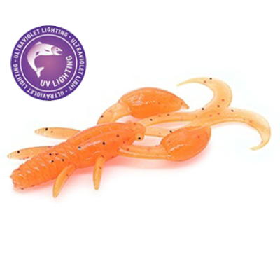 Силиконовая приманка Rampage Scaremonger 1.6" цв. #045 - Orange Seed UV*