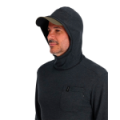 Футболка Simms Henry's Fork Hoody, Black Heather, L