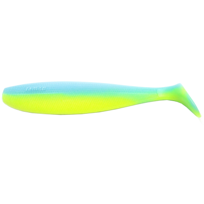 Силиконовая приманка Yaman Pro Sharky Shad 3,75" цвет #18 - Ice Chartreuse (уп 5 шт.)