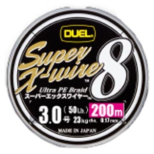 Плетеный шнур Duel PE Super X-Wire 8 200m #2.0 5Color (No Marking)