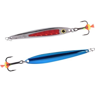 Блесна вертикальная EcoPro Shprot 75мм 13гр. цвет BL/SRF